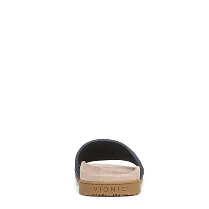 Vionic Women's Evie Knit Slide Sandal Dark Denim Knit 9 N by Vionic - Image 5