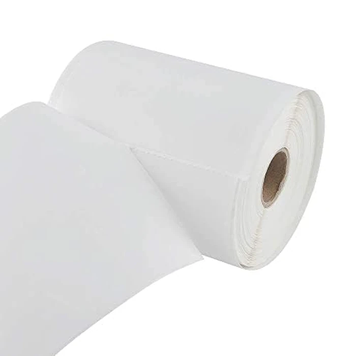 L LIKED 2500 PCS 4"x 6" Thermal Shipping Labels, White Perforated & Strong Adhesive Direct Thermal Labels (250 Labels/Roll), Compatible with Zebra, Rollo, Jadens, Nelko,10 Rolls by L LIKED - Image 5