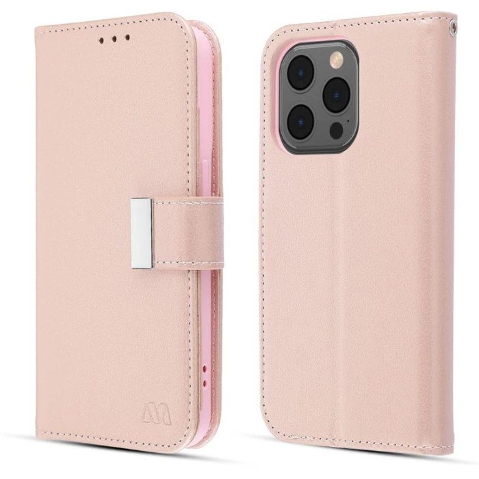 MyBat MyJacket Xtra Series Wallet Phone Case for iPhone 15 Pro - Rose Gold - Brand New by MyBat - Image 6