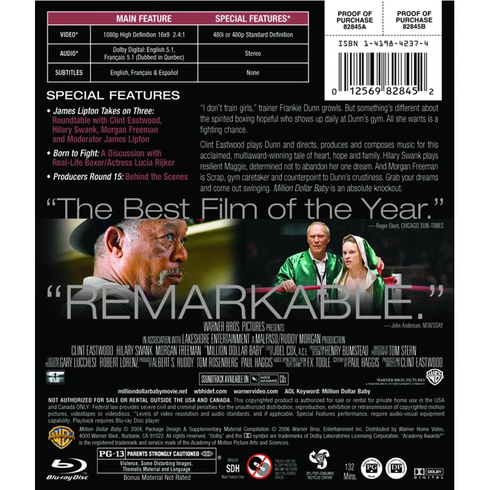 Million Dollar Baby (BD) by WARNER BROS - Image 3