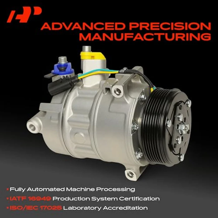A-Premium A/C Compressor with Clutch & Electronic Control Valve Compatible with Volkswagen Beetle 2018-2019, Passat 2018-2022, Atlas 2018-2022, Atlas Cross Sport 2020-2022, BMW X5 2019-2019 by A-Premium - Image 3