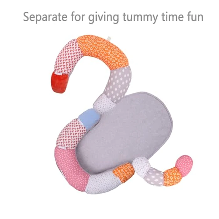 2-in-1 Tummy Time Baby Mat & Seated Support Pillow, Tummy Time Cushion with Detachable Support Prop, for Early Development Support for Newborns and Older Babies by MIIMER - Image 5