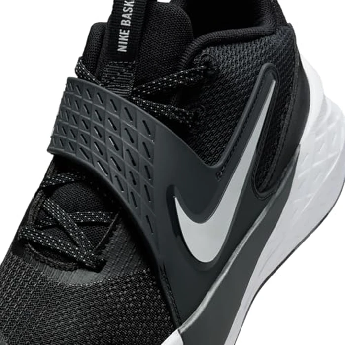 Nike Big Kid's Team Hustle D Basketball Shoes, Black/White-Anthracite, 6.5Y by Nike - Used - Like New condition - US$49.34