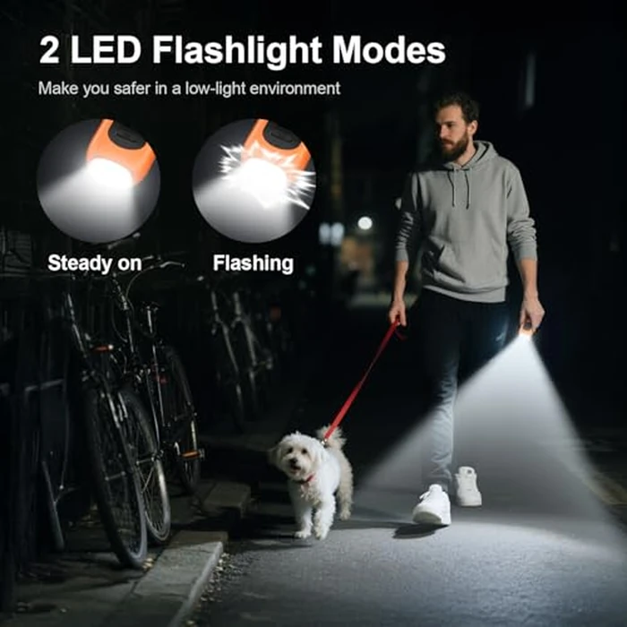 SEDULAN Dog Bark Deterrent Devices Anti Barking Device for Dogs Ultrasonic Bark Stopper Portable Dog Training Tool Indoor Outdoor Up to 50ft Correct Bad Behavior of Own or Neighbor's Dog (Orange) by SEDULAN - Image 7