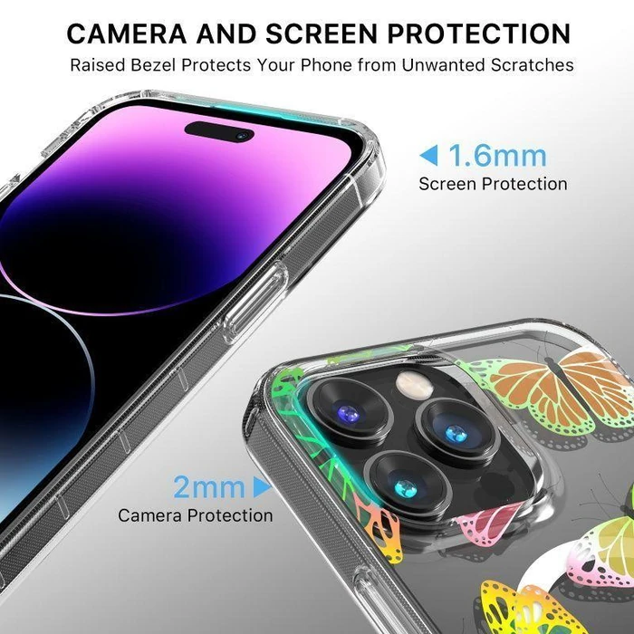 MyBat Pro Mood Series Phone Case with MagSafe for iPhone 14 Pro - Butterflies by MyBat Pro - Image 4