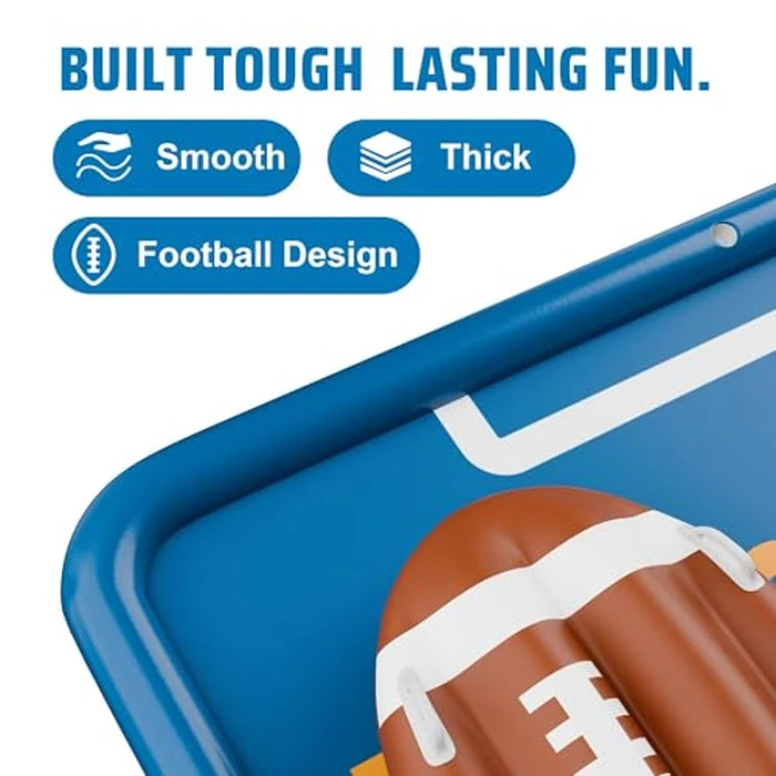 Funscape Triple Water Slides for Kids Backyard, 20FT Water Slide W/ 3 Bodyboards, 1 Inflatable Football, Outdoor Lawn Slip-n-Slider Yard Game W/Splash, Fun Summer Toy Family Party Gifts for Boys Girls by Funscape - Image 3