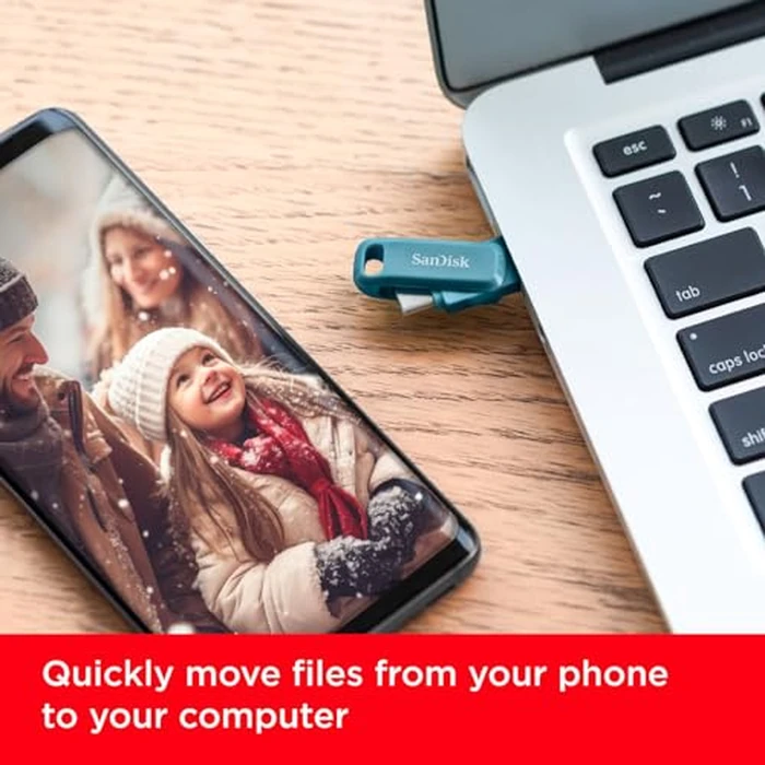 SanDisk 512GB Ultra Dual Drive Go USB Type-C Flash Drive - Up to 400MB/s, Navagio Bay - SDDDC3-512G-G46NBB by SanDisk - Image 6