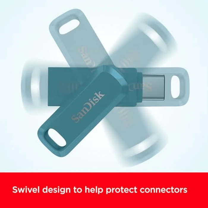SanDisk 512GB Ultra Dual Drive Go USB Type-C Flash Drive - Up to 400MB/s, Navagio Bay - SDDDC3-512G-G46NBB by SanDisk - Image 7