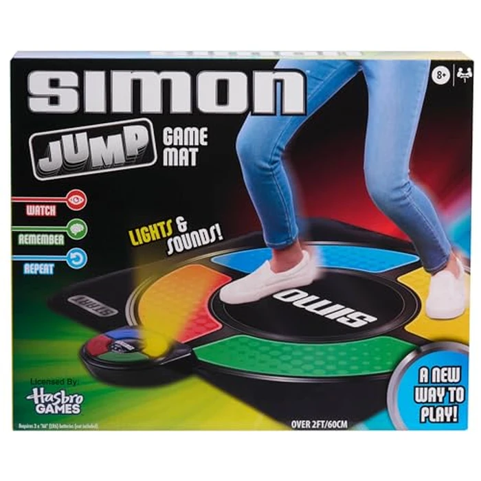 Just Play Hasbro Simon Jump Game Mat with Lights and Sounds, Electronic Memory Games for Kids, Kids Toys for Ages 8 Up by Just Play - Image 4
