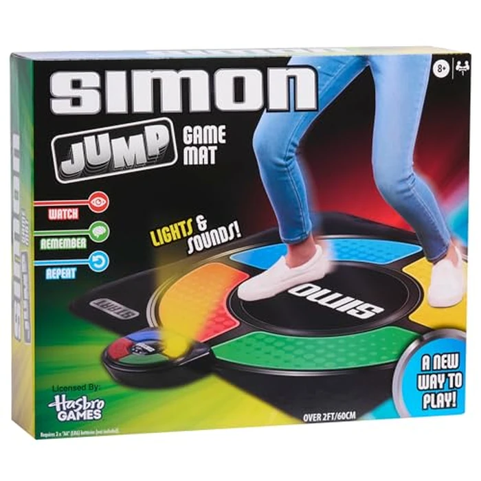 Just Play Hasbro Simon Jump Game Mat with Lights and Sounds, Electronic Memory Games for Kids, Kids Toys for Ages 8 Up by Just Play - Image 6