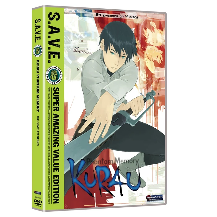 Kurau Phantom Memory - The Complete Box Set S.A.V.E. by Crunchyroll - Used - Like New condition - US$21.30
