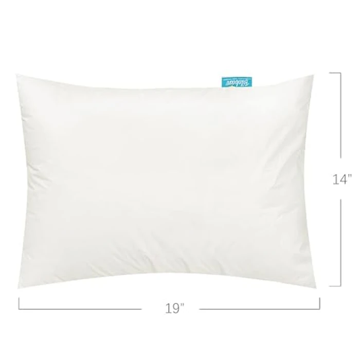 Biloban Toddler Pillowcase 2 Pack, 100% Jersey Cotton Ultra Soft Kids Pillowcase for Sleeping Fit Pillow Sized 13"x 18" or 14"x19", Envelope Style Travel Pillowcase White by Biloban - Image 3