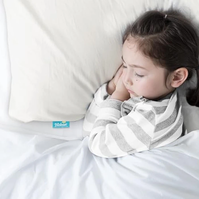 Biloban Toddler Pillowcase 2 Pack, 100% Jersey Cotton Ultra Soft Kids Pillowcase for Sleeping Fit Pillow Sized 13"x 18" or 14"x19", Envelope Style Travel Pillowcase White by Biloban - Image 5