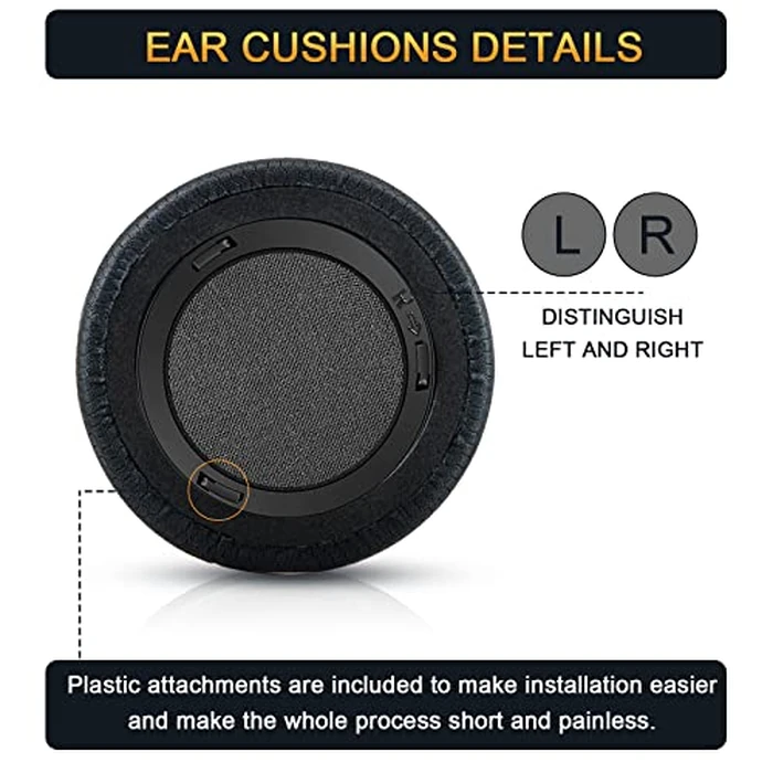 Upgraded Replacement Ear Pads Cushion for Corsair Virtuoso RGB Wireless SE XT Gaming Headset, Premium Fabric, Softer Memory Foam, Added Thickness ( Fabric Black ) by G GVOEARS - Image 6