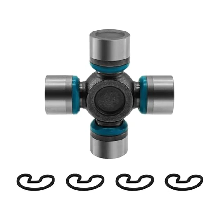 RABROPAR 5-1310X Universal Joint for 1310/SPL22 Series Non-Greaseable, U Joint Cap Diameter 1.062" x Length 3.219", OSR Style with Snap Ring by RABROPAR - Used - Like New condition