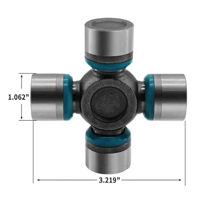 RABROPAR 5-1310X Universal Joint for 1310/SPL22 Series Non-Greaseable, U Joint Cap Diameter 1.062" x Length 3.219", OSR Style with Snap Ring by RABROPAR - Image 2
