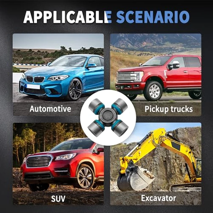 RABROPAR 5-1310X Universal Joint for 1310/SPL22 Series Non-Greaseable, U Joint Cap Diameter 1.062" x Length 3.219", OSR Style with Snap Ring by RABROPAR - Image 5