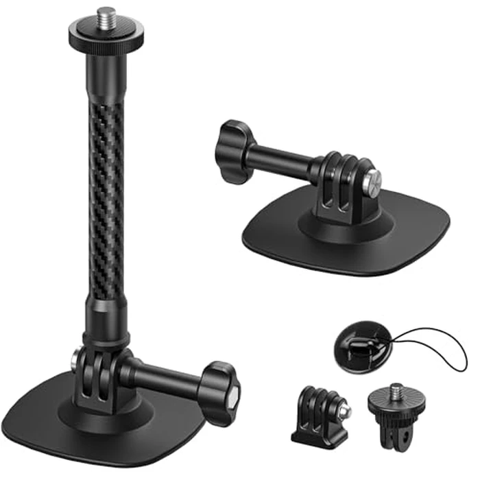 Maectech Flexible Adhesive Mount Compatible for Insta360 Helmet Mount X5 X4 X3 Ace Pro for Go Pro Hero Action Camera Base Kit for DJI Osmo Action Sports Camera Accessories by Maectech - Used - Very Good condition - CA$34.57