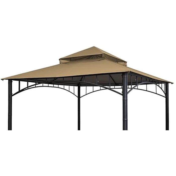 SCOCANOPY Replacement roof Compatible with Target Madaga Gazebo Model L-GZ136PST,(Tan) by SCOCANOPY - Image 1