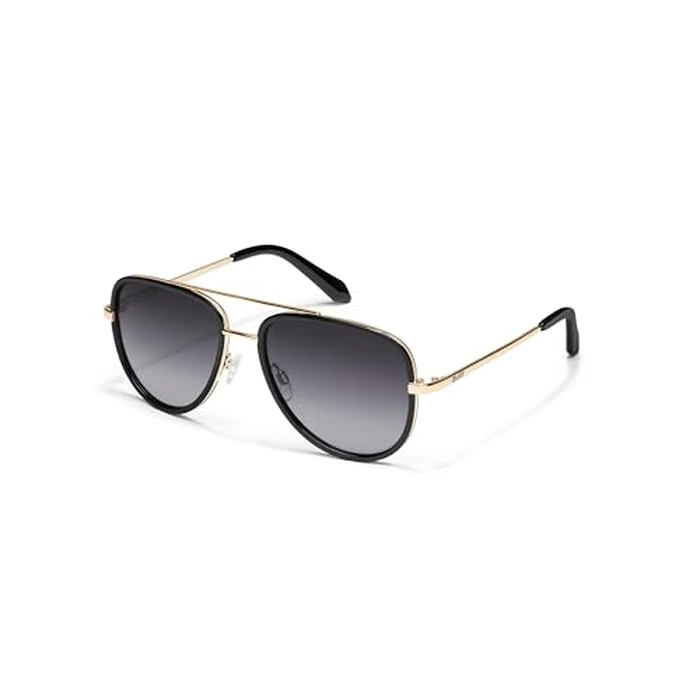 Quay - Sunglasses for Men & Women, Polarized Aviator Lenses with UV Protection (All In Medium), Black Polarized, All In Medium by QUAY AUSTRALIA - Image 2