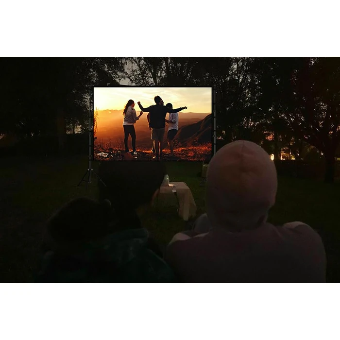 180 inch Projector Screen and Stand, 15FT Large Indoor Outdoor Movie Projection Screen 4K HD 16: 9 Anti Crease Design for Backyard Movie Night Easy to Clean, 1.1Gain, 160 degrees Viewing Angle & A Carry Bag by lejiada - Image 8