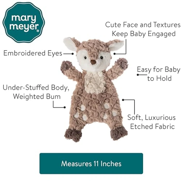 Mary Meyer Putty Nursery Lovey Soft Toy, 11-Inches, Fawn by Mary Meyer - Image 2