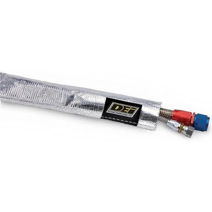 DEI 010403 Heat Sheath 3/4 inch I.D. x 3ft Aluminized Sleeving for Ultimate Hi-Temp Protection by Design Engineering - Used - Acceptable condition