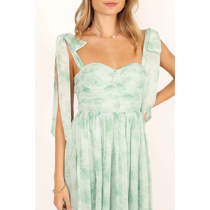 Petal & Pup Floret Midi Dress - Sage S by Petal & Pup - Image 6