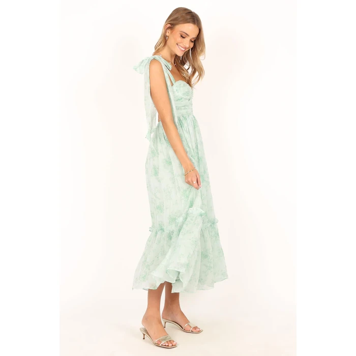 Petal & Pup Floret Midi Dress - Sage S by Petal & Pup - Image 7