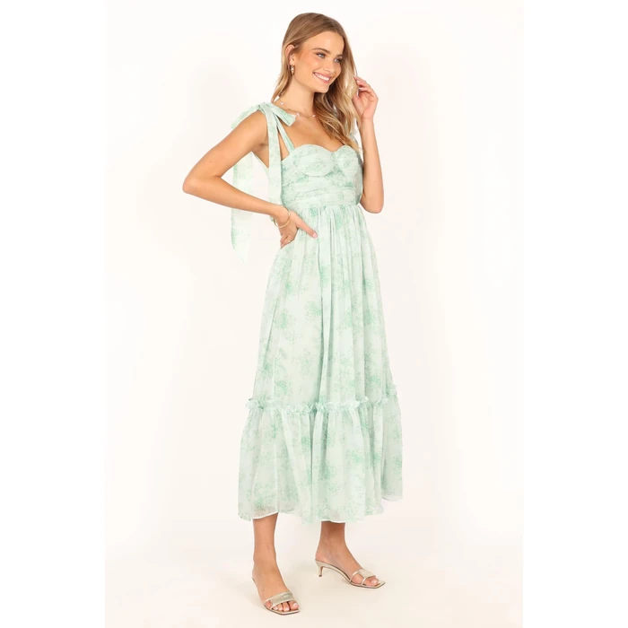 Petal & Pup Floret Midi Dress - Sage S by Petal & Pup - Image 9