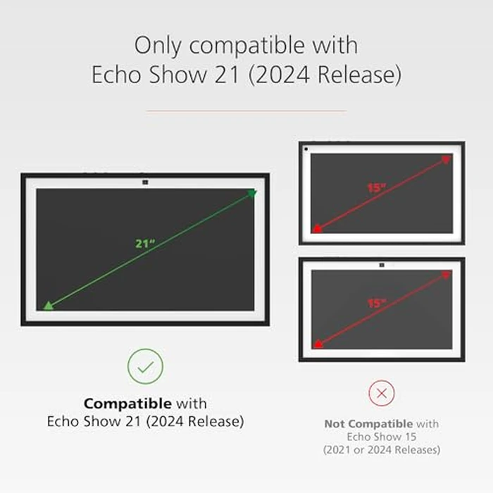 Made for Amazon Frame for Echo Show 21 (2024 Release) by Mission Cables - Image 3