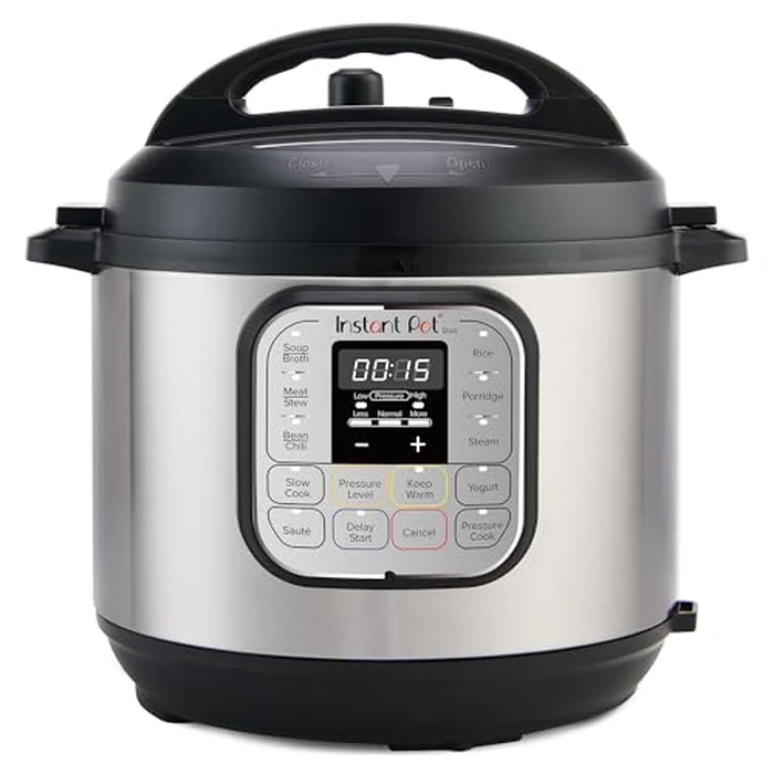 Instant Pot Duo 7-in-1 Electric Pressure Cooker, Slow Cooker, Rice Cooker, Steamer, Saute, Yogurt Maker, Warmer & Sterilizer, Includes Free App with over 1900 Recipes, Stainless Steel, 3 Quart by Instant Pot - Used - Very Good condition - CA$85.91