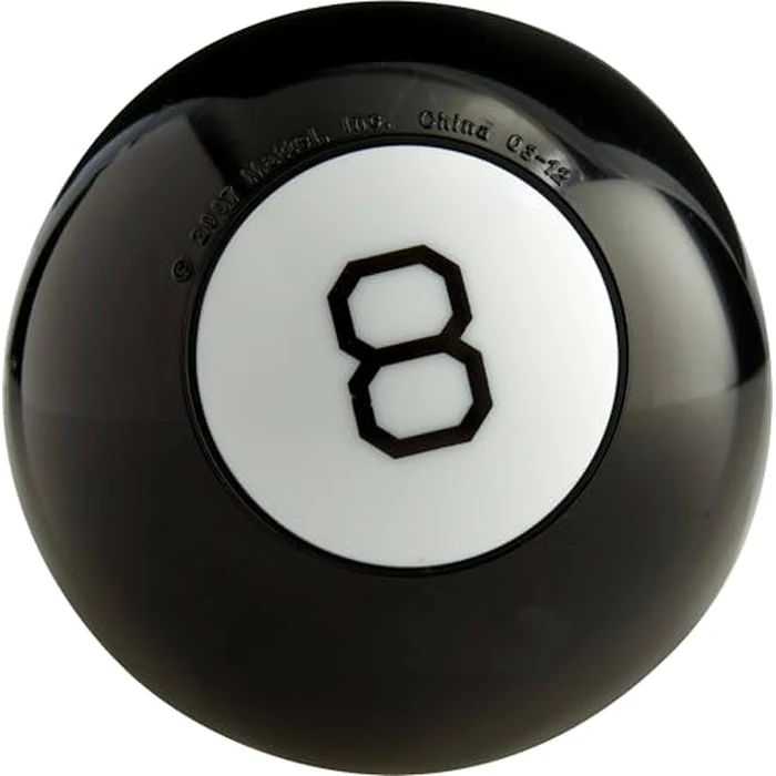 Mattel Games Magic 8 Ball Novelty Fortune-Telling Toy, Retro Look for Kids, Grown-Ups, Families, Parties & Travel (Amazon Exclusive) by Magic 8 Ball - Used - Very Good condition - US$9.61