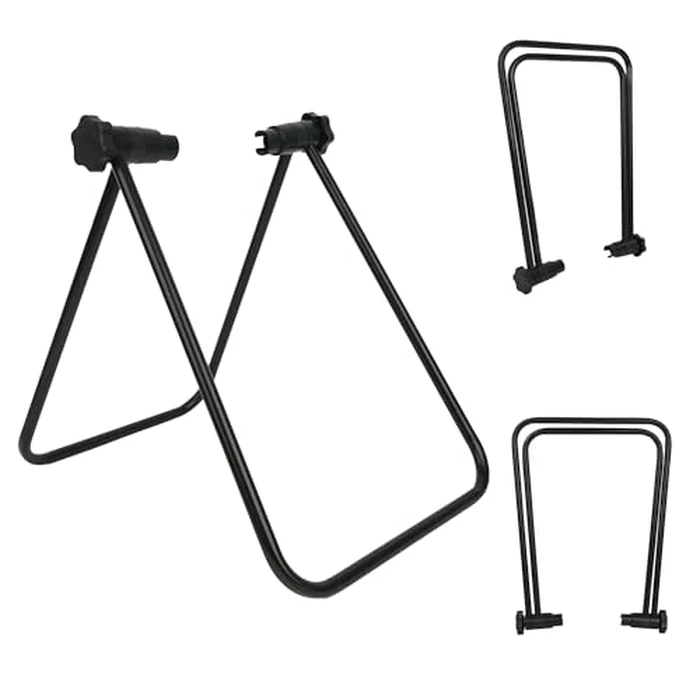 RidingRush Bike Work Stand, Portable Floor Bicycle Stand for Road Bike, Mountain Bike, E-Bike, Single Indoor Bike Holder Rack by RidingRush - Image 1
