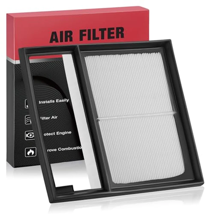 BDFHYK CA11482 Engine Air Filter Compatible with Ford 2013-2018 C-Max, 2013-2020 Fusion, 2019 Police Responder Hybrid, 2019-2020 SSV Plug-In Hybrid, Compatible with Lincoln 2013-2020 MKZ, 2.0L l4 by BDFHYK - Used - Very Good condition