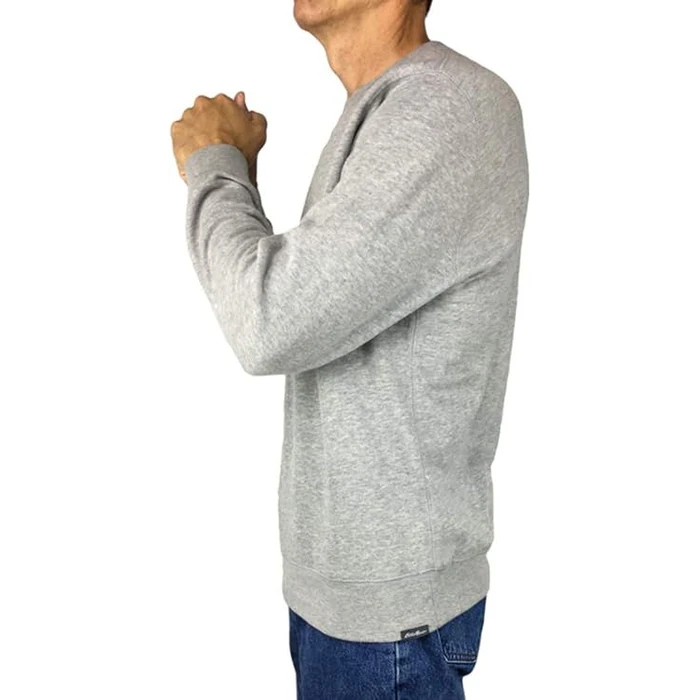 Eddie Bauer Men's Long Sleeve Sweatshirt L - Heather Ash by Eddie Bauer - Image 3