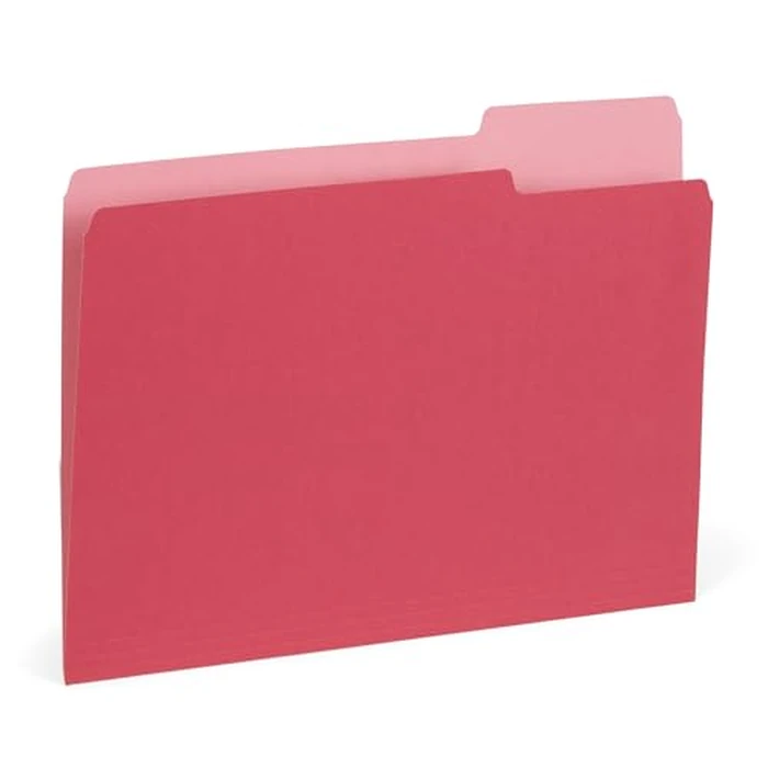 Blue Summit File Folders, Letter Size, 1/3 Tab, Two-Tone Bright Colors - 100 Pack by Blue Summit Supplies - Image 6