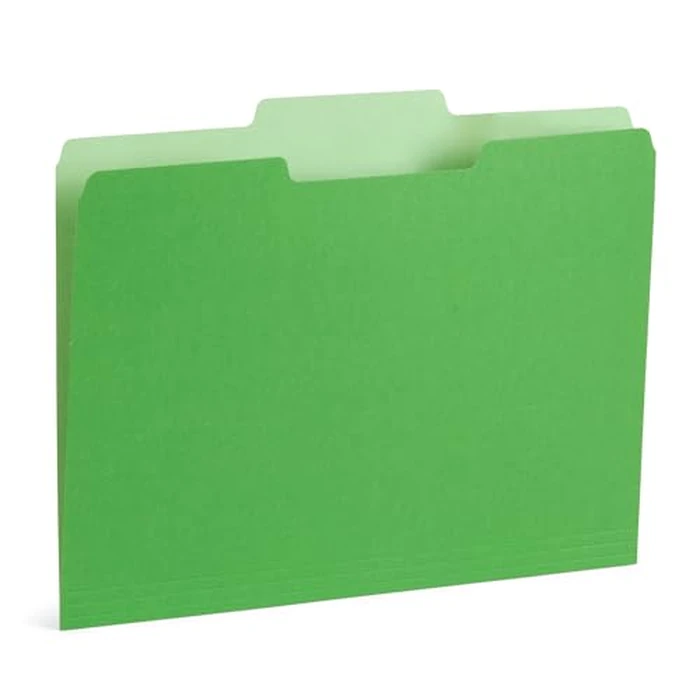 Blue Summit File Folders, Letter Size, 1/3 Tab, Two-Tone Bright Colors - 100 Pack by Blue Summit Supplies - Image 9