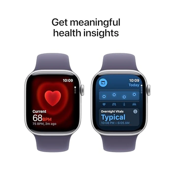 Apple Watch Series 11 [GPS + Cellular 42mm] Smartwatch with Silver Aluminum Case with Purple Fog Sport Band - S/M. Sleep Score, Fitness Tracker, Health Monitoring, Always-On Display, Water Resistant by Apple - Image 4
