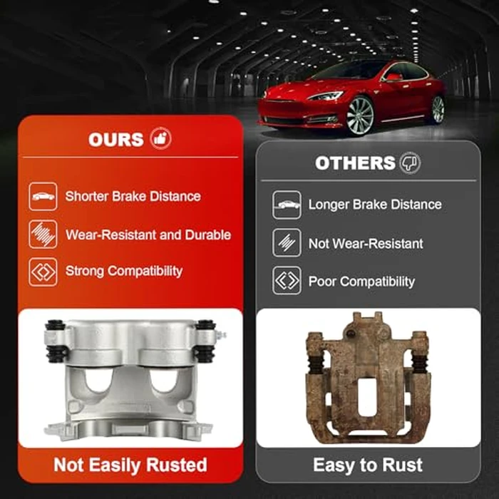 cciyu Front Left Brake Caliper Assembly 18-4761 For Ford For E-150/For E-250/For E-250 Econoline/For E-350 Club Wagon/For E-350 Econoline Club Wagon/For E-350 Super Duty/For E-450 Super Duty by cciyu - Image 4