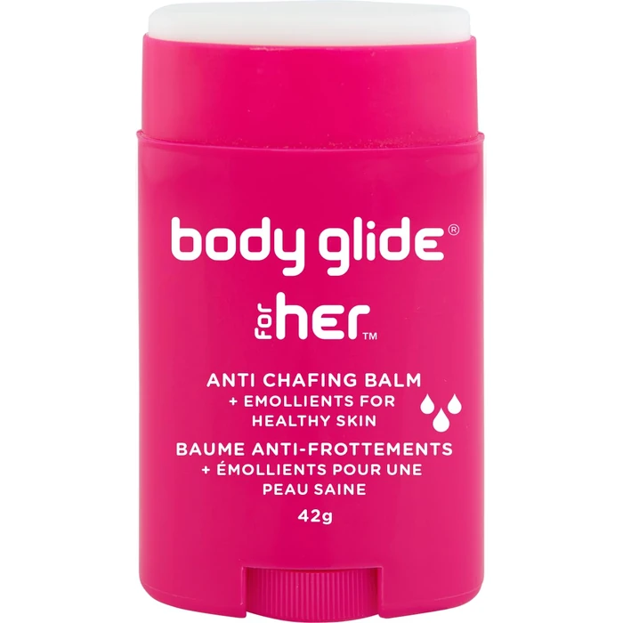 Body Glide For Her Moisturizing Anti Chafe Balm Stick (for Canadian Sale Only), 42g, Magenta by Body Glide - Used - Acceptable condition