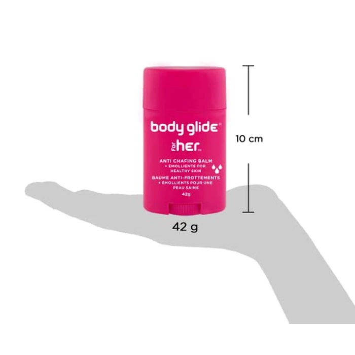 Body Glide For Her Moisturizing Anti Chafe Balm Stick (for Canadian Sale Only), 42g, Magenta by Body Glide - Image 6
