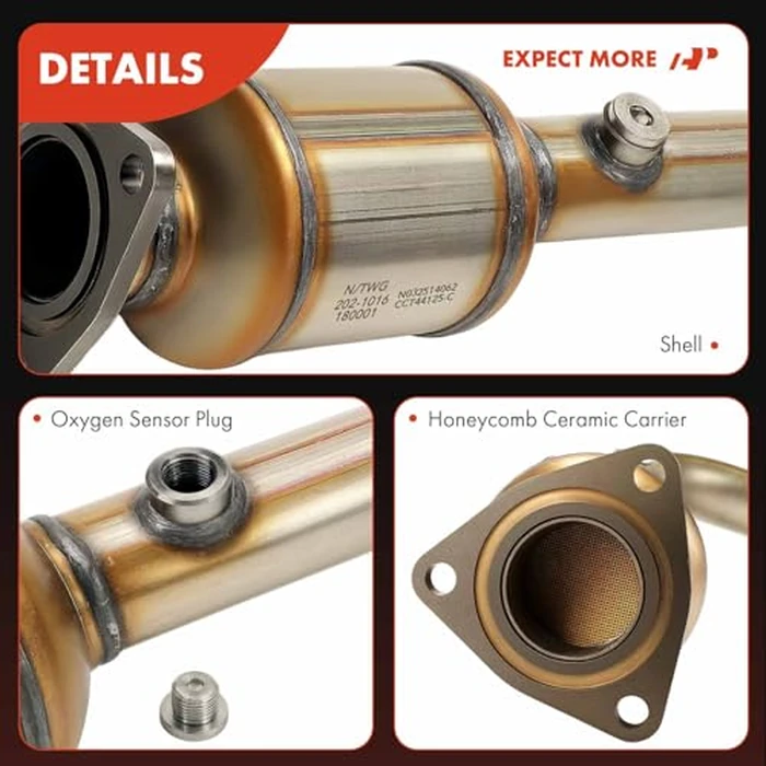 A-Premium Rear Catalytic Converter Kit Direct-Fit Compatible with Honda HR-V HRV 2016 2017 2018 2019 2020, FWD, E.P.A. Compliant by A-Premium - Image 8