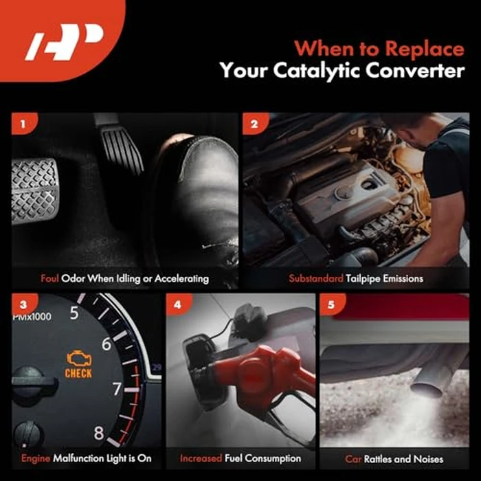 A-Premium Rear Catalytic Converter Kit Direct-Fit Compatible with Honda HR-V HRV 2016 2017 2018 2019 2020, FWD, E.P.A. Compliant by A-Premium - Image 9