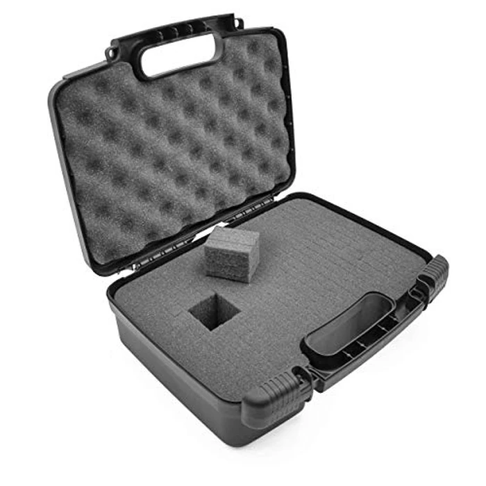 CASEMATIX 12" Customizable Foam Case for Portable Electronics - Hard Carrying Case with Pre-Diced Foam Interior for Use As Pico Projector Case, Microphone Case, Recorder Case and More by CASEMATIX - Used - Very Good condition - US$25.21