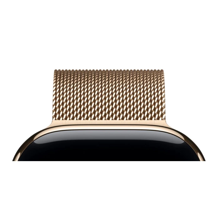 Apple Watch Milanese Loop Band (46mm) - Gold - Medium/Large Size by Apple - Image 3