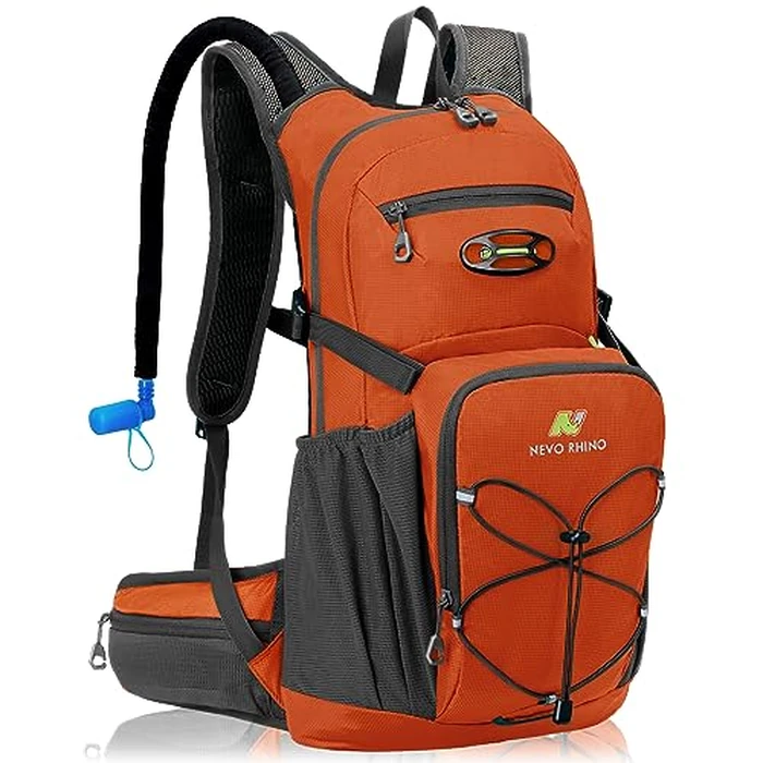 N NEVO RHINO Hydration Backpack, 18L Multipurpose Hiking Backpack with 3L Water Bladder, Water Backpack Insulated Hydration Pack Ideal for Hiking and Cycling by N NEVO RHINO - Used - Very Good condition - US$35.29