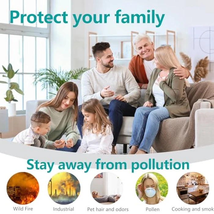 OKKFITR 1183800 Replacement Filters (2 H13 Ture HEPA + 8 Pre-Carbon) Compatible with Whirlpool Whispure Large Tower Air Purifier | WPT80(P/B) & 817800 Replacement by okkfitr - Image 6