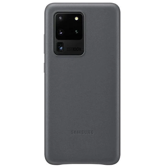 Samsung Leather Phone Cover for Galaxy S20 Ultra (5G) - Gray by Samsung - Refurbished - Excellent condition - US$25.99