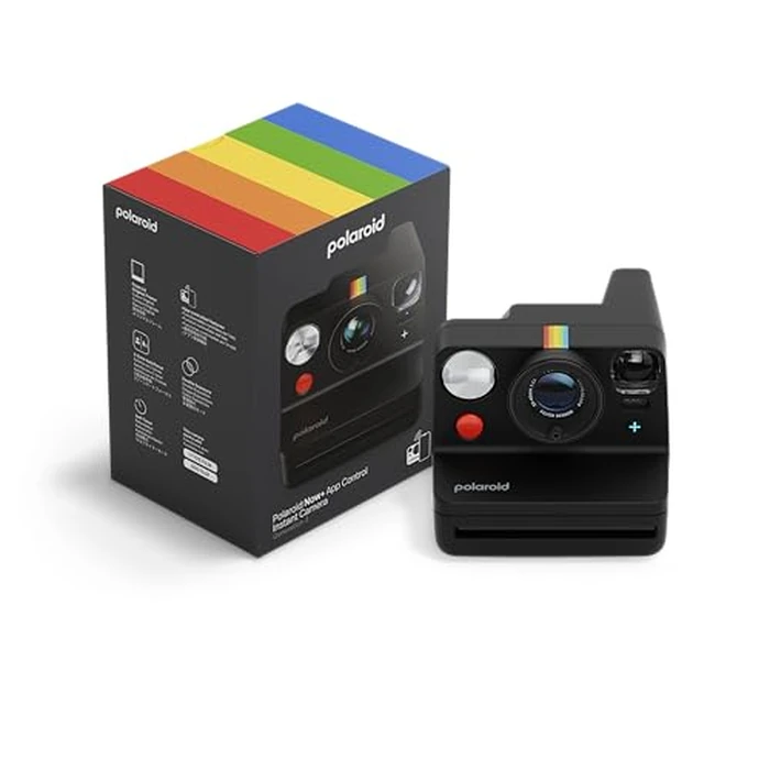 Polaroid Now+ 3rd Generation I-Type Instant Film Camera - Bluetooth Connected App Controlled - Black - Camera Only No Film (9160) by Polaroid - Used - Like New condition - CA$94.10